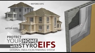 STYRO Graypor with EIFS Application