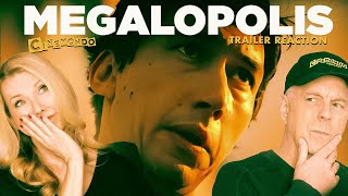Coppola MEGALOPOLIS Trailer Reaction! First Clip | Adam Driver | Francis Ford Coppola!