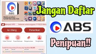 Jangan Daftar Aplikasi ABS Sebelum Lihat Video Ini! Review Jujur Aplikasi ABS Penipuan!