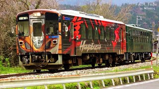 若桜鉄道 隼号+若桜号 (29-Mar-2020) Wakasa Railway. JAPAN