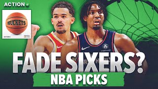 Will Trae Young & Atlanta Hawks BEAT Tyrese Maxey & Philadelphia 76ers? NBA Picks | Buckets