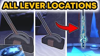 ALL 6 LEVERS LOCATIONS To get the Ice Warpers Rod in FISCH ROBLOX