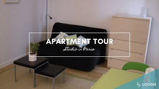 Apartment Tour // Furnished  25m2 in Paris – Ref : 1028717