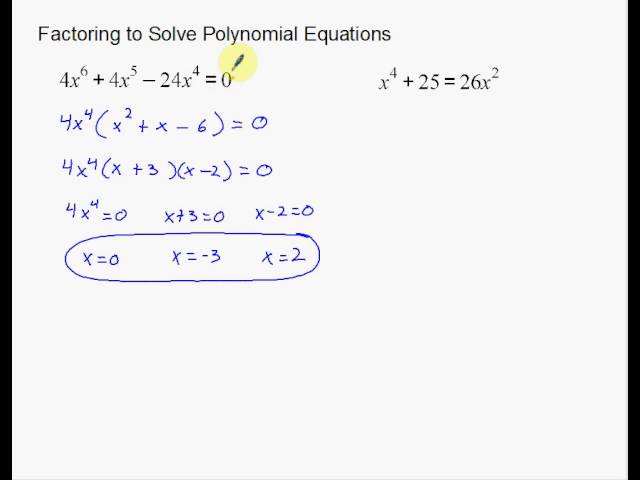 How To Solve Trinomial Equations By Factoring - Tessshebaylo