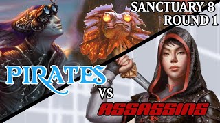 Pirates Vs ASSASSINS | Sanctuary 8 Pauper Commander | Malcolm Kediss v Shao Jun v Melek v Gretchen