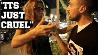 Non-Vegan Says Our Activism Is Cruel?  [Ft James Aspey]