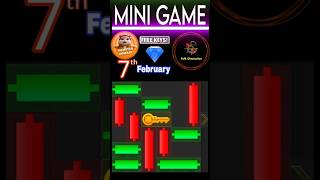 7th February Puzzle Game Trick, Hamster Kombat Easy steps #hamsterkombat #puzzle #blockchaingames