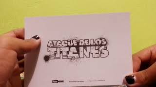 [unboxing] Ataque a los Titanes #34 edición especial