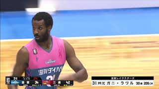 滋賀レイクスターズvs三遠ネオフェニックス｜B.LEAGUE第12節 GAME1Highlights｜12.08.2018 プロバスケ (Bリーグ)