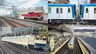 【近畿車輛から80000系出場！アーバンパークライン5両化へ】東武80000系81501F+81502F 甲種輸送 徳庵入換・徳庵出発・山崎通過・京都貨物停車中・京都通過【4K HDR】