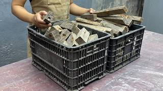 Don't Throw Away Those Scraps Of Wood! Watch This 18-Year-Old Carpenter Turn Them Into A $1,000 Tabl