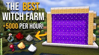 Minecraft EASY Witch Farm 1.20.2 - BEST DESIGN - 5000+ Items Per Hour!