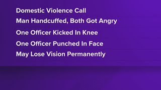 Evansville Police officers injured during arrest in bizarre case