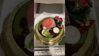 『ル・シャン・ド・フルール』特製のクリスマスケーキ❕…今年の限定は『抹茶とチョコのコラボレーション』❕