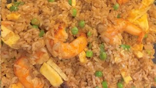 Yummy easy lunch at home🍚🦐🥚 Shrimp \u0026 egg fried rice[បាយឆាបង្គា] Cambodia cooking@My fresh kitchen