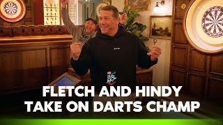 Fletch and Hindy take on teenage darts sensation! | The Late Show