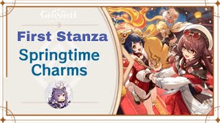 Lantern Rite 2025 Springtime Charms Event  First Stanza Genshin Impact |01|25|25