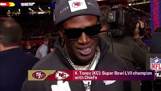 Kadarius Toney Super Bowl LVIII Opening Night Interview