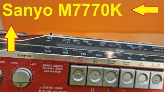 SANYO M7770M  Arrived from Canada for restoration!