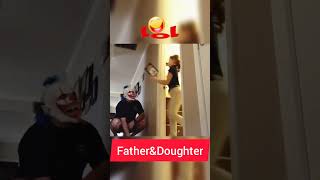 Relay 2 Father&Daughter!😜🤣😱Funny video😂Funny videos 2022 #trending #viral #shorts #funny  @failarmy