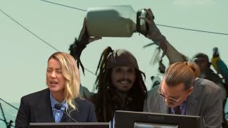 Amber Heard talks about Johnny Depp's Jar of Dirt😅🫙 Meme