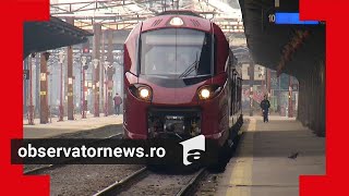 Prima cursă București Nord - Brașov pentru trenul de ultimă generație al CFR Călători