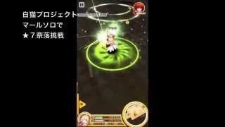 【白猫プロジェクト】４人討伐クエスト ★７ 奈落の宮殿に座する天魔達 マールソロ挑戦