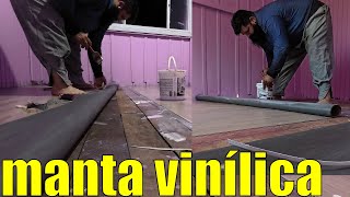 painting the new wall and installing the floor in dhulia's room9