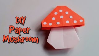 How to make a paper mushroom । Origami Mushroom । Create paper mushroom craft । DIY