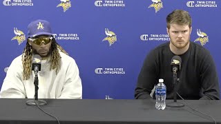 Sam Darnold and Aaron Jones Talk About Their Excitement To Join The Vikings