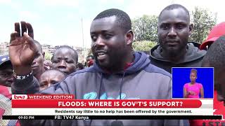 Mathare residents affected by floods say the government is yet to swing into action to assist them