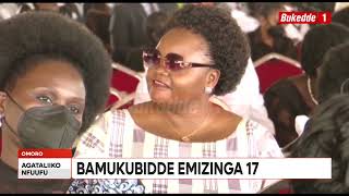 Agataliikonfuufu: Pulezidenti Museveni awadde famile ya Oulanyaha amabugo.