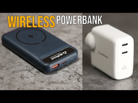 Stuffcool wireless power bank and Neo 40W Dual Type C Port wall charger