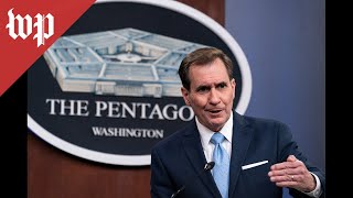 WATCH: Pentagon holds news conference