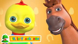 Animal Sound Song | Learn Farm Animals And Names | Nursery Rhymes & Kids Songs by Little Treehouse
