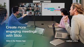 Host interactive online meetings with Slido in the Webex App