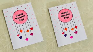 Easy White Paper Greeting Card For Mother’s Day 🥰/ Women’s Day/ No glue No scissors/ #shorts #short