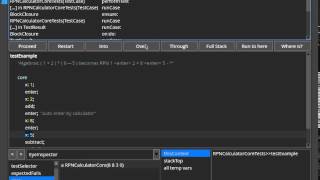 Pharo IDE: Debugging a Unit Test