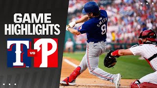 Rangers vs. Phillies Game Highlights (5/22/24) | MLB Highlights