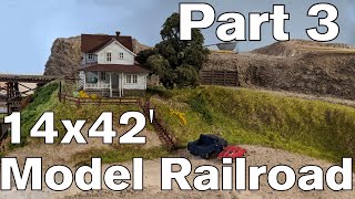 Building a Massive 14x42' HO Model Railroad: Part 3 - Creating realistic rocks and mountains