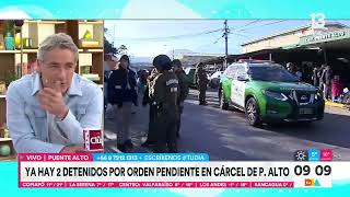 2 detenidos en operativo en cárcel de Puente Alto | Tu Día | Canal 13