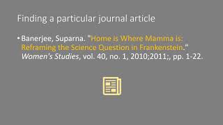 Finding journal articles remotely from UCD Library