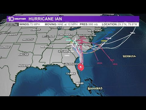 Tracking Ian: See Latest Forecast Cone, Spaghetti Models, Advisory ...