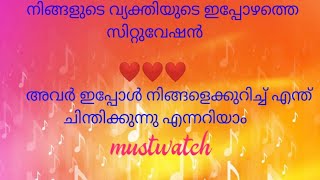 അവരുടെ current situation എന്താണ്🌹അവർക്ക് നിങ്ങളെക്കുറിച്ചുള്ള ചിന്തകൾ #malayalam-tarot #tarot