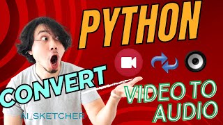 How to Convert Video to Audio Using Python | Simple Way #pythonprogramming