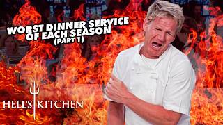 The Worst Dinner Service From Each Season in Hell's Kitchen Pt. 1
