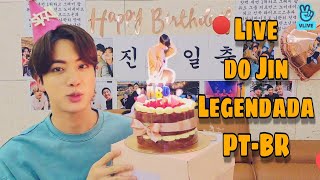 [LEGENDADO-PT] LIVE do Jin 'Feliz Aniversário' vlive 2020