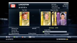 NHL 14 HUT - 6 Hour Trade Day Results!