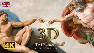 Sistine Chapel: Ceiling - Michelangelo 1 of 2 | 3D virtual tour \u0026 documentary