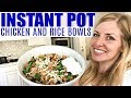 Instant Pot Enchilada Chicken and Rice Bowls - Beginner Recipe